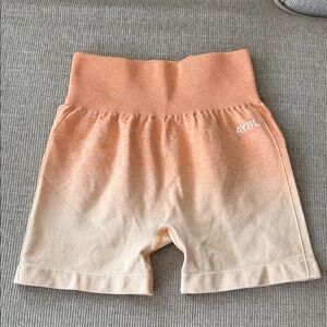 AYBL Gradient Orange Shorts Sz small
